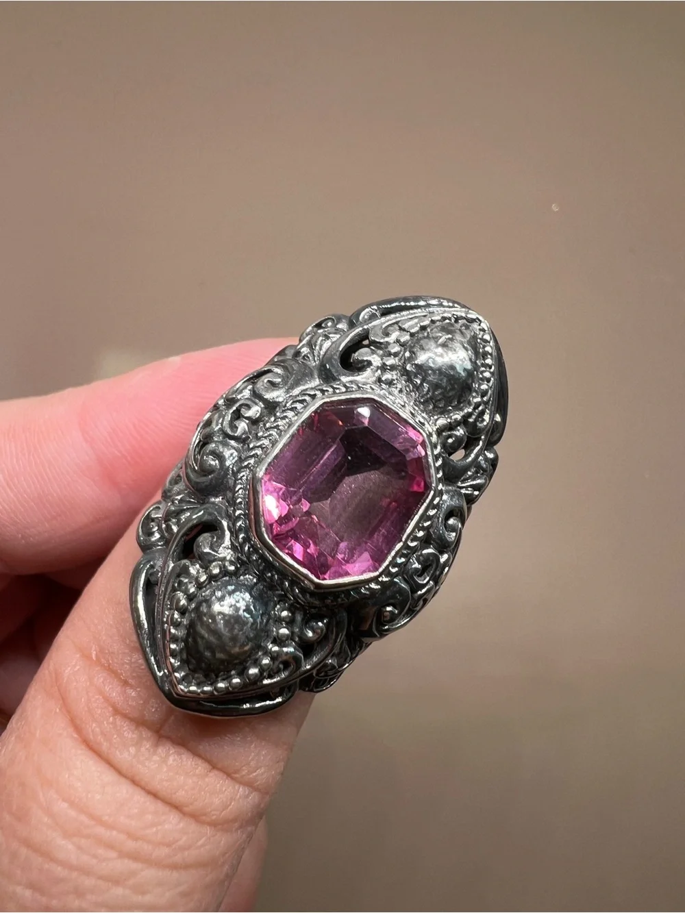 SARDA FAITH OVER FEAR RING III™ IN RIGHT WAVE™ MYSTIC QUARTZ